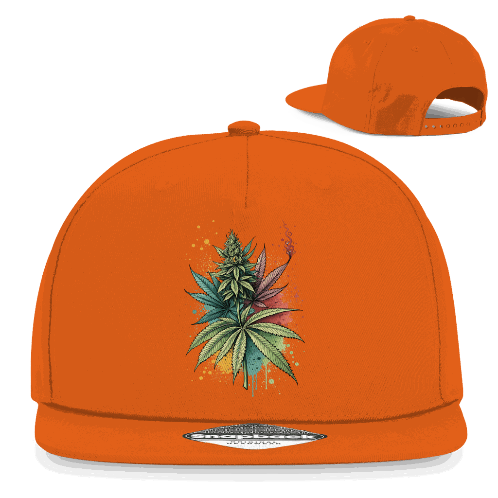 Snapback Rapper Cap - Strain Art Print | Division420®
