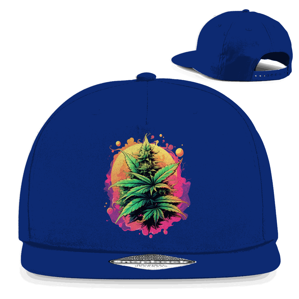 Snapback Rapper Cap - Strain Print Art | Division420®