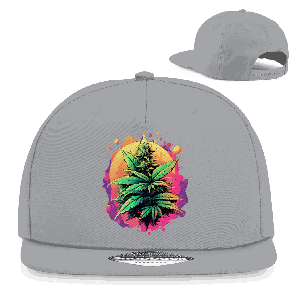 Snapback Rapper Cap - Strain Print Art | Division420®
