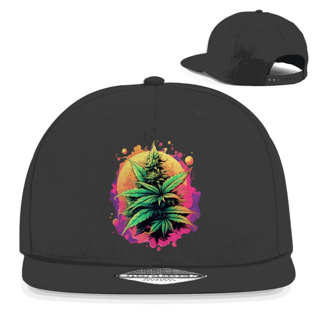 Snapback Rapper Cap - Strain Print Art | Division420®