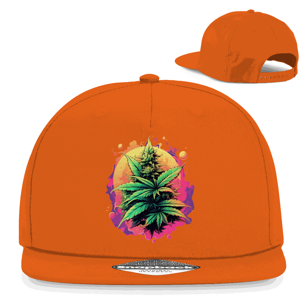 Snapback Rapper Cap - Strain Print Art | Division420®