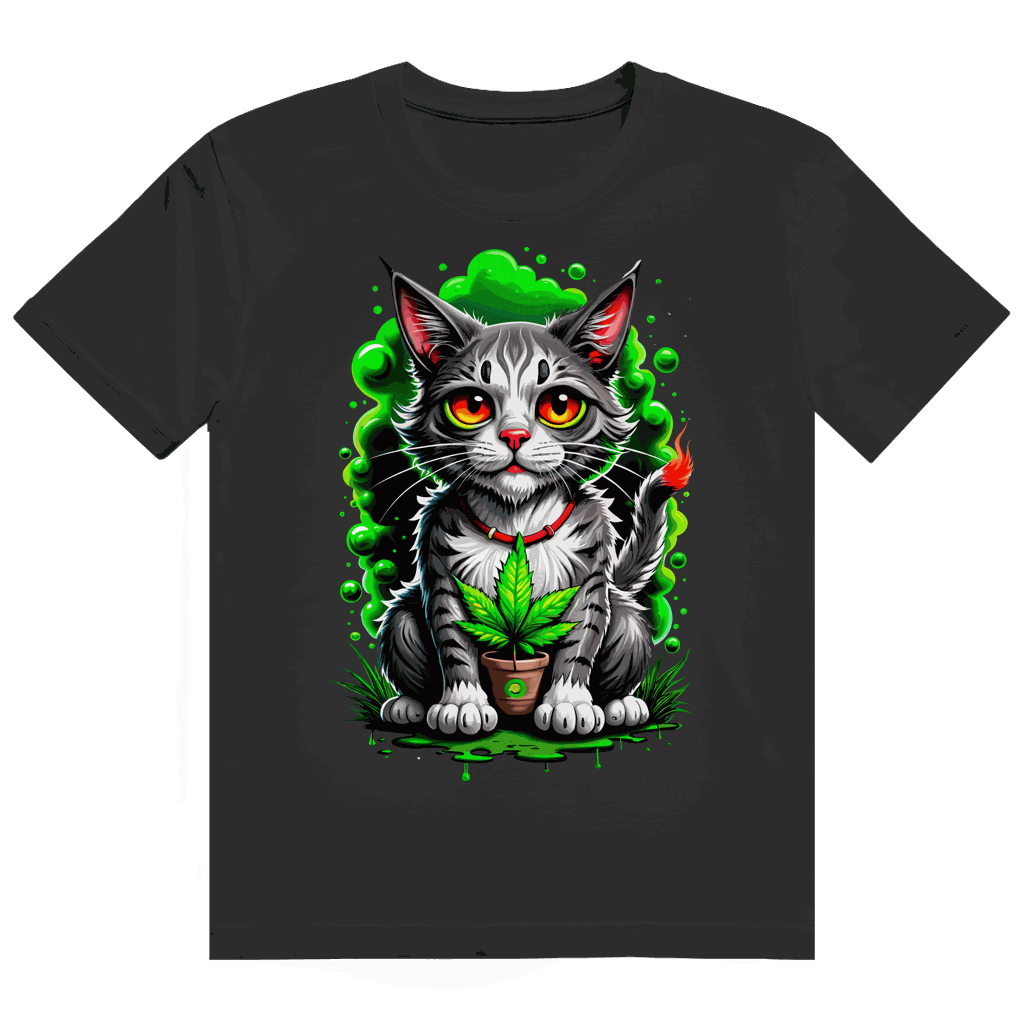 Heavy Cotton T-Shirt - Weed Cat | Division420®