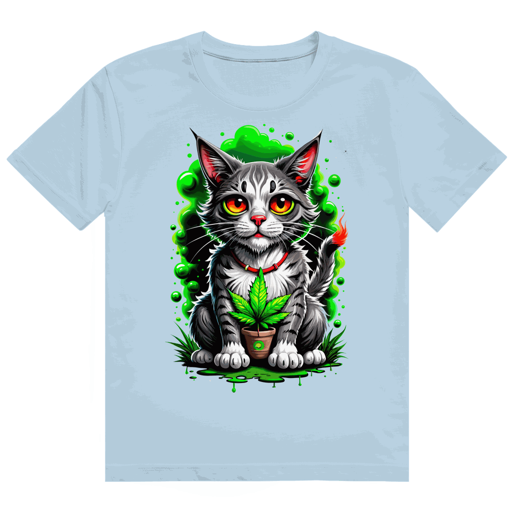Heavy Cotton T-Shirt - Weed Cat | Division420®