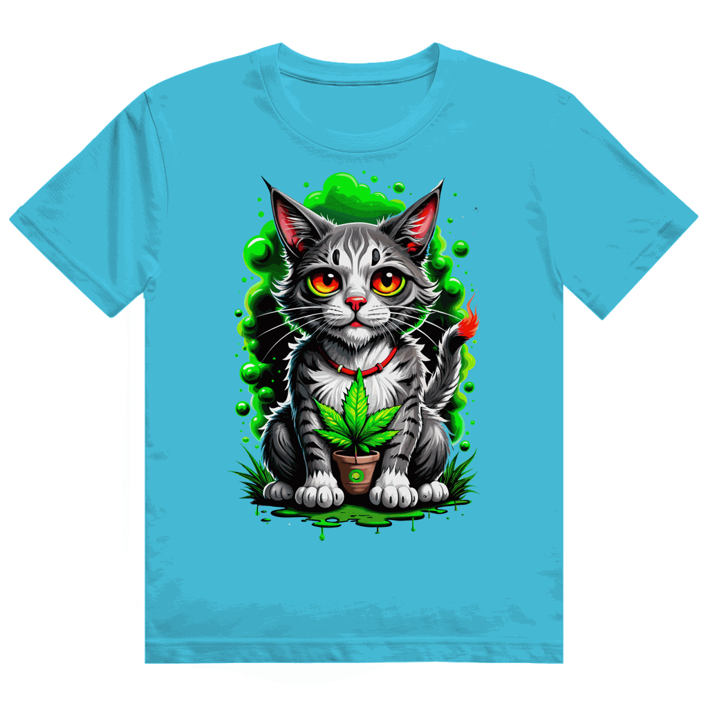 Heavy Cotton T-Shirt - Weed Cat | Division420®