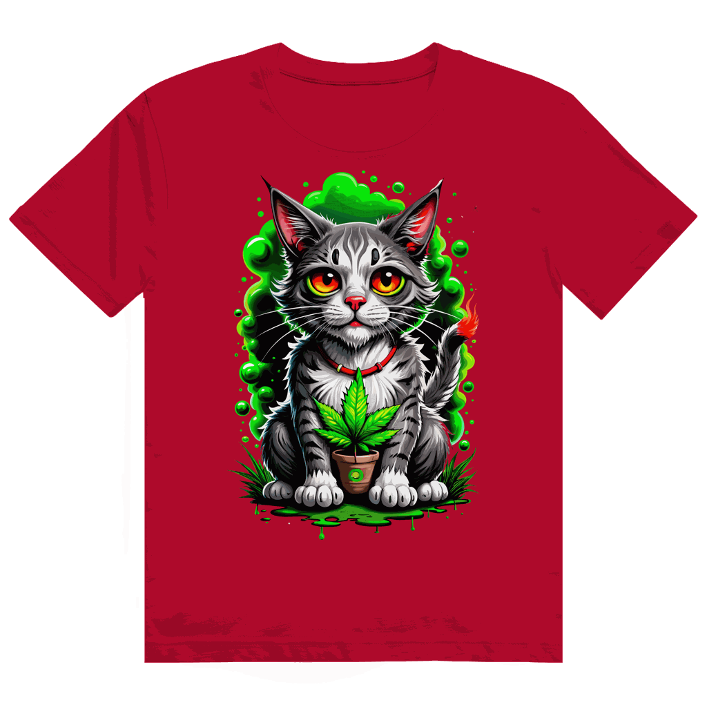 Heavy Cotton T-Shirt - Weed Cat | Division420®