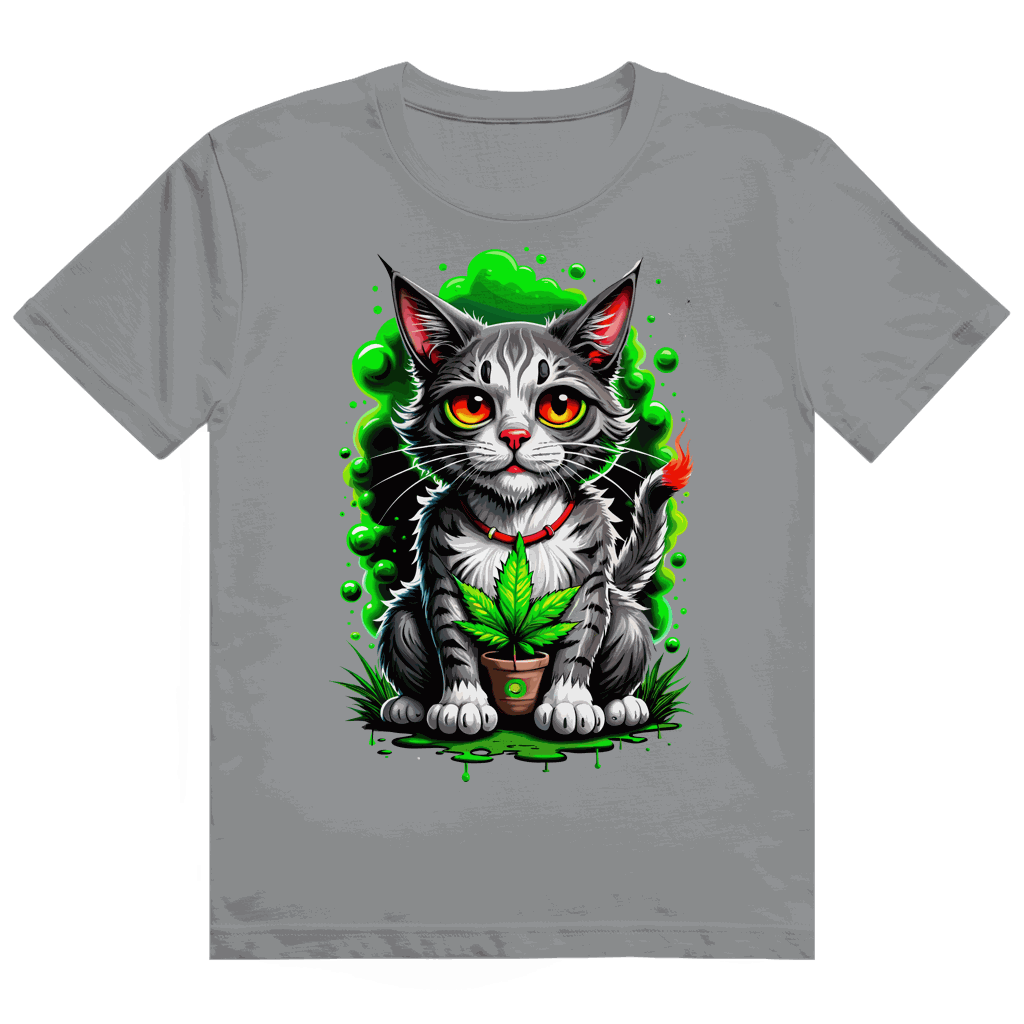 Heavy Cotton T-Shirt - Weed Cat | Division420®