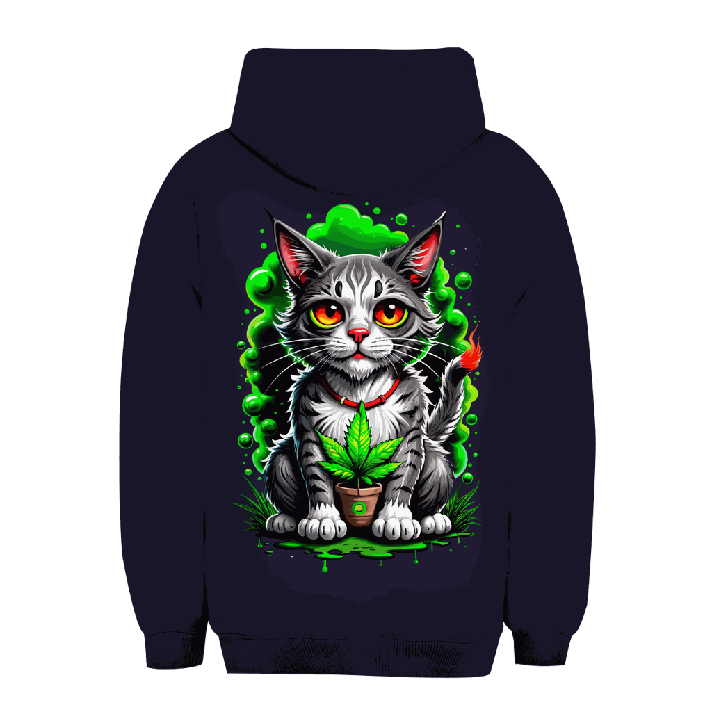 Unisex Oversize Hoodie - Weed Cat | Division420®