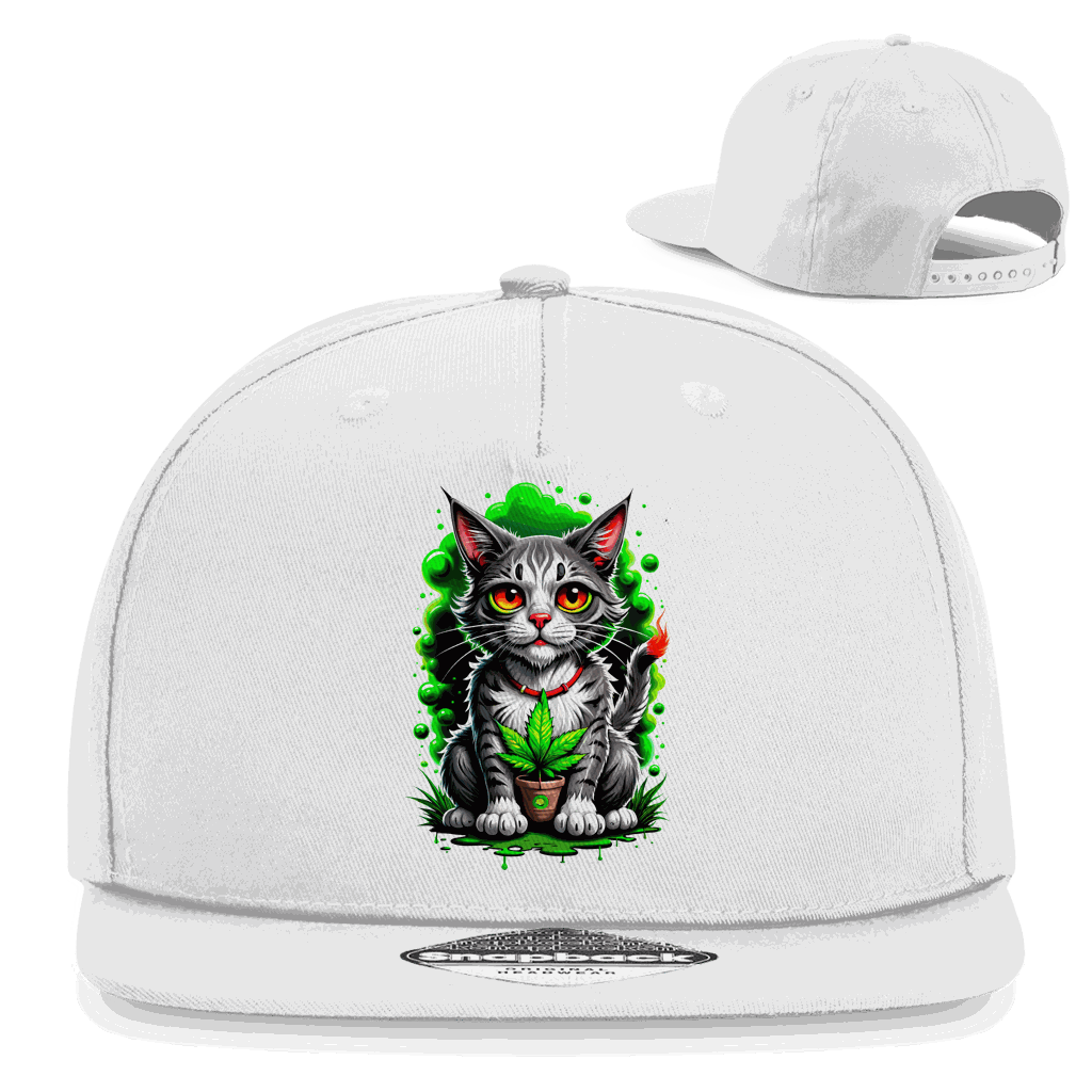 Snapback Rapper Cap - Weed Cat | Division420®