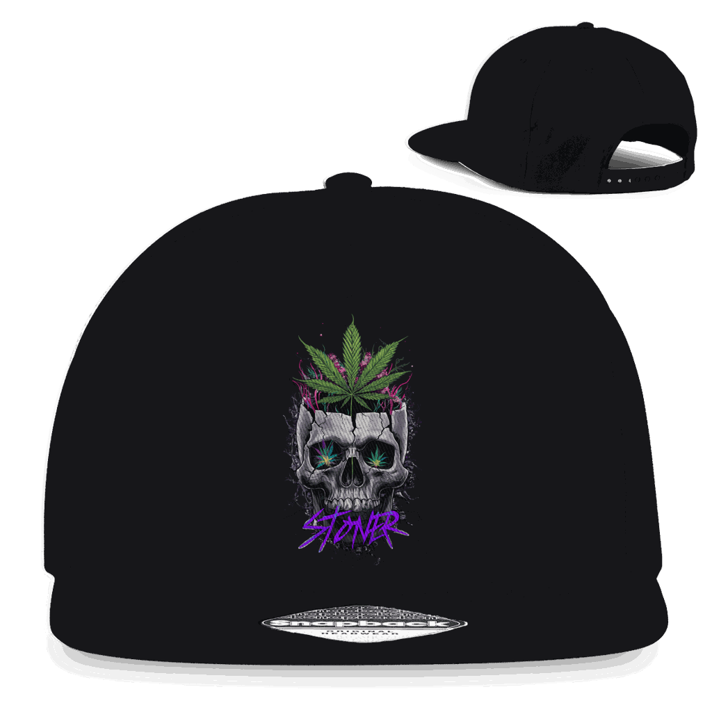 Snapback Rapper Cap - Stoner Art Print | Division420®