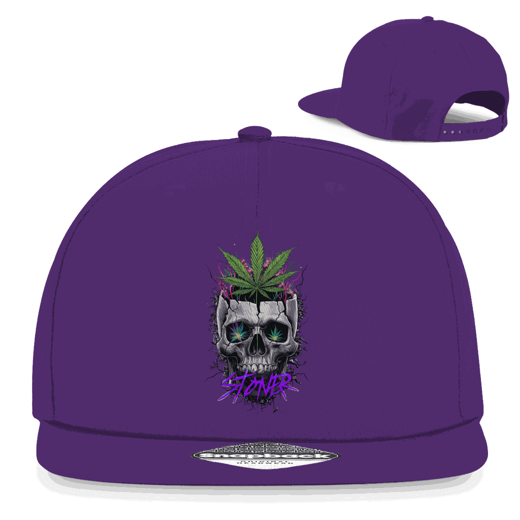 Snapback Rapper Cap - Stoner Art Print | Division420®