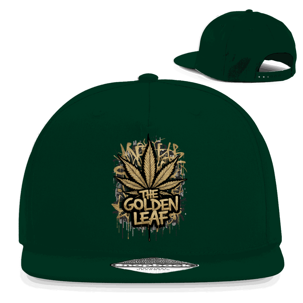 Snapback Rapper Cap - The Golden Leaf | Division420®