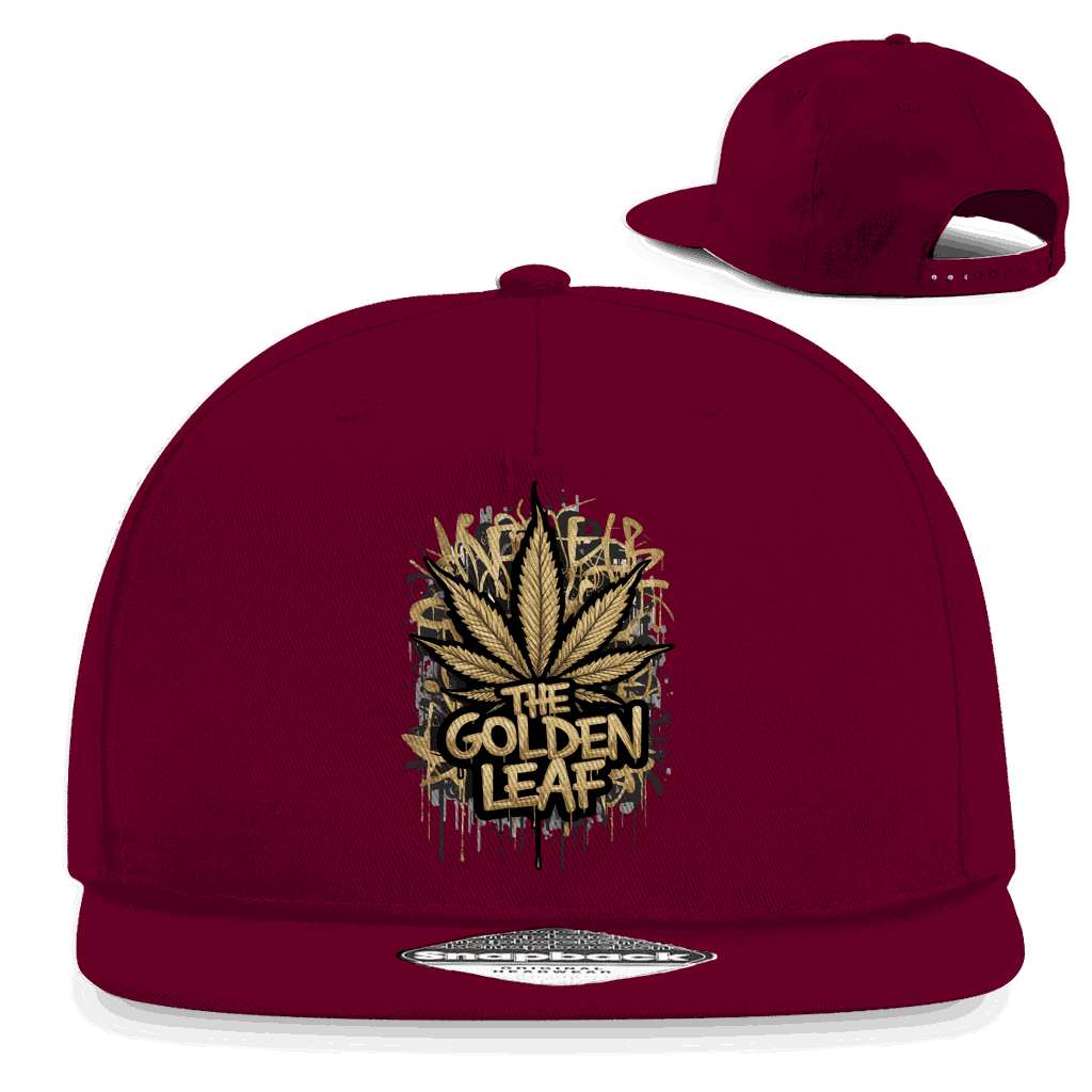 Snapback Rapper Cap - The Golden Leaf | Division420®