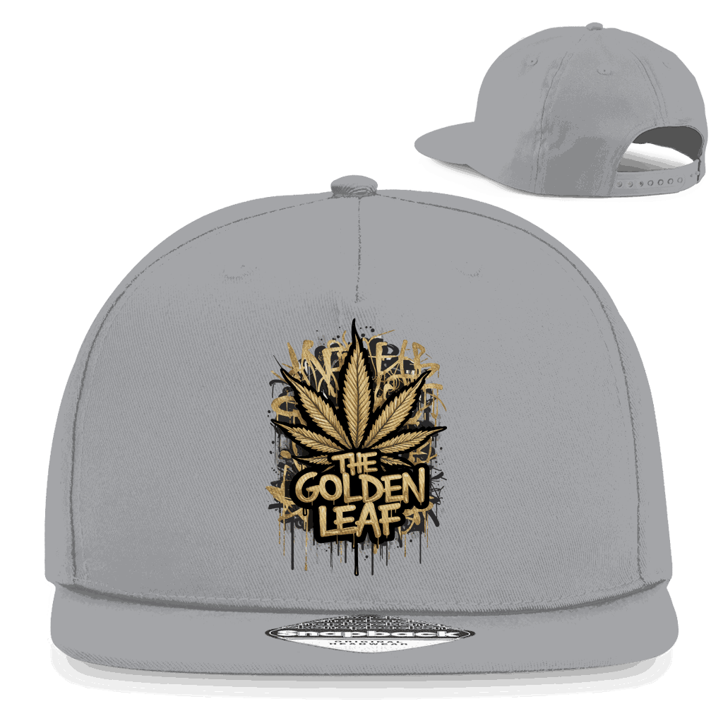 Snapback Rapper Cap - The Golden Leaf | Division420®