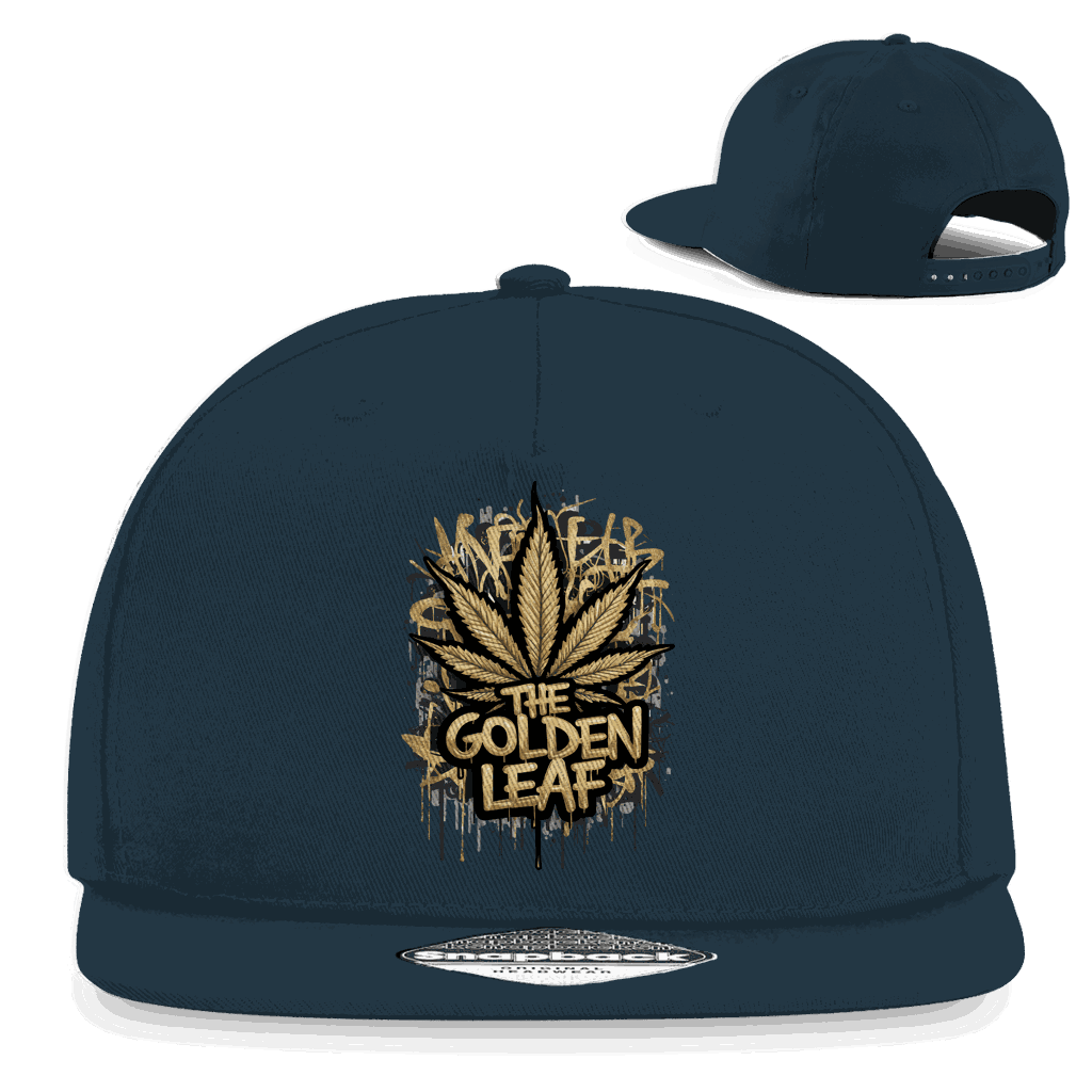 Snapback Rapper Cap - The Golden Leaf | Division420®