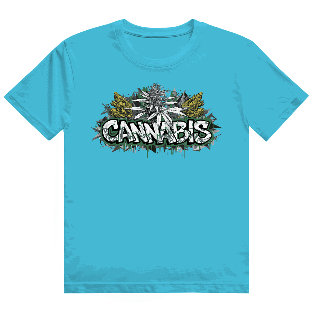 Heavy Cotton T-Shirt - Cannabis Art Print | Division420®