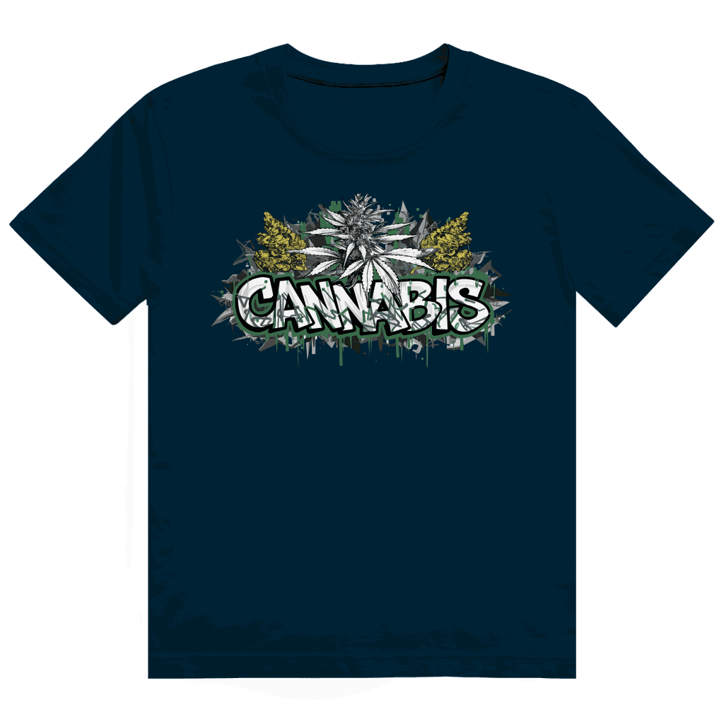 Heavy Cotton T-Shirt - Cannabis Art Print | Division420®