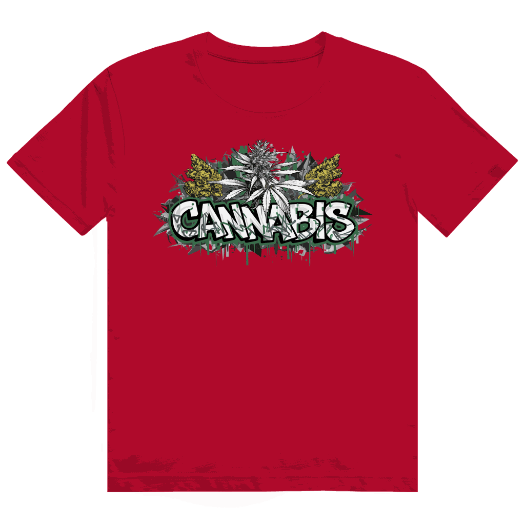 Heavy Cotton T-Shirt - Cannabis Art Print | Division420®