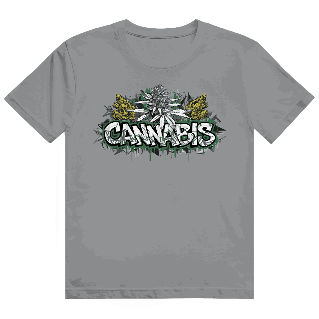 Heavy Cotton T-Shirt - Cannabis Art Print | Division420®