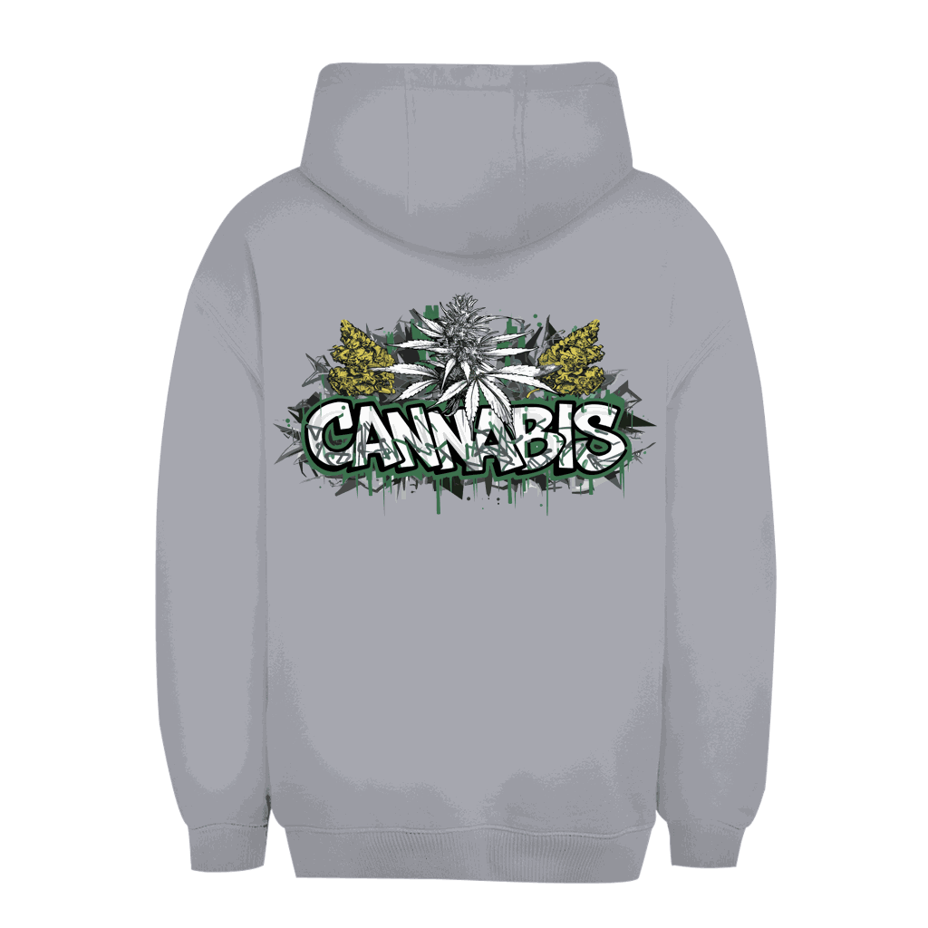 Unisex Oversize Hoodie - Cannabis Art Print | Division420®