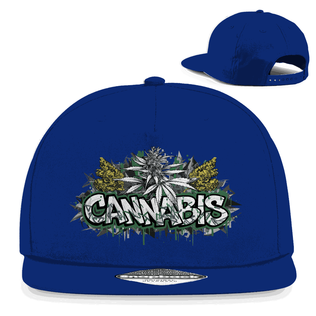 Snapback Rapper Cap - Cannabis Art Print | Division420®