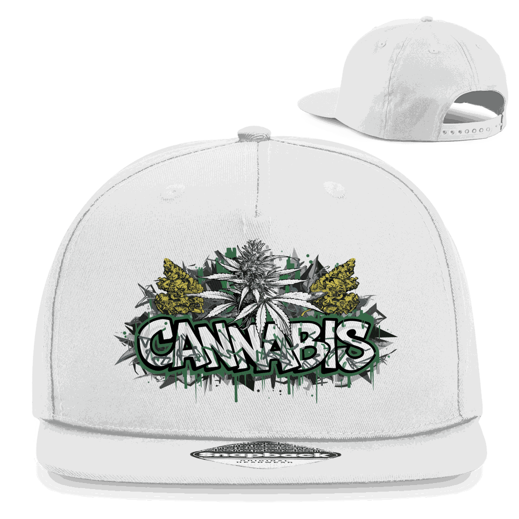 Snapback Rapper Cap - Cannabis Art Print | Division420®