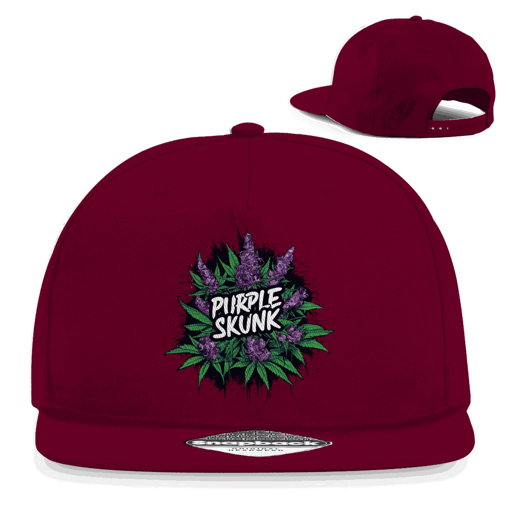 Snapback Rapper Cap - Purple Skunk | Division420®