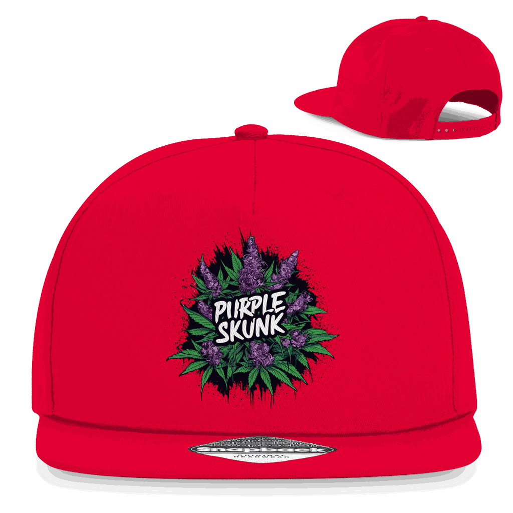 Snapback Rapper Cap - Purple Skunk | Division420®