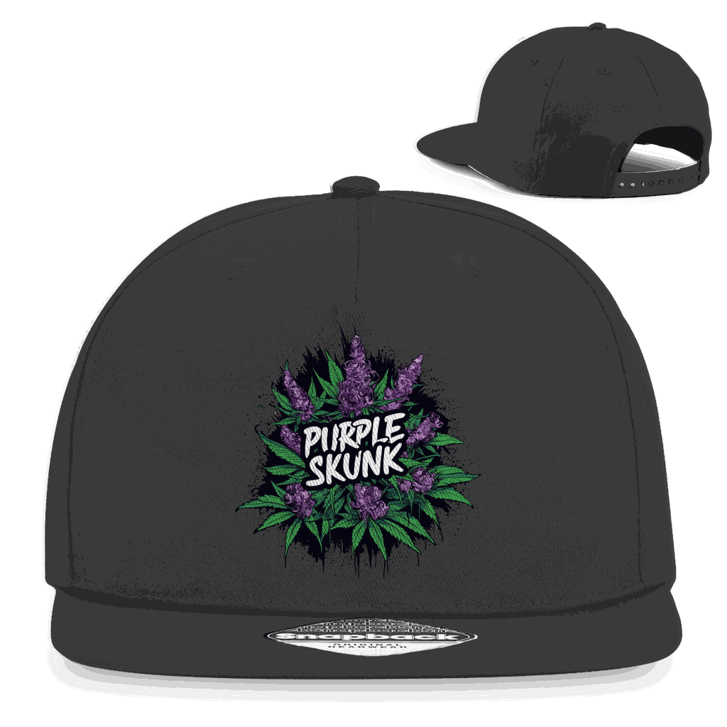 Snapback Rapper Cap - Purple Skunk | Division420®