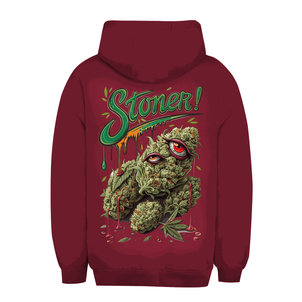 Unisex Oversize Hoodie - Stoner Print Art | Division420®