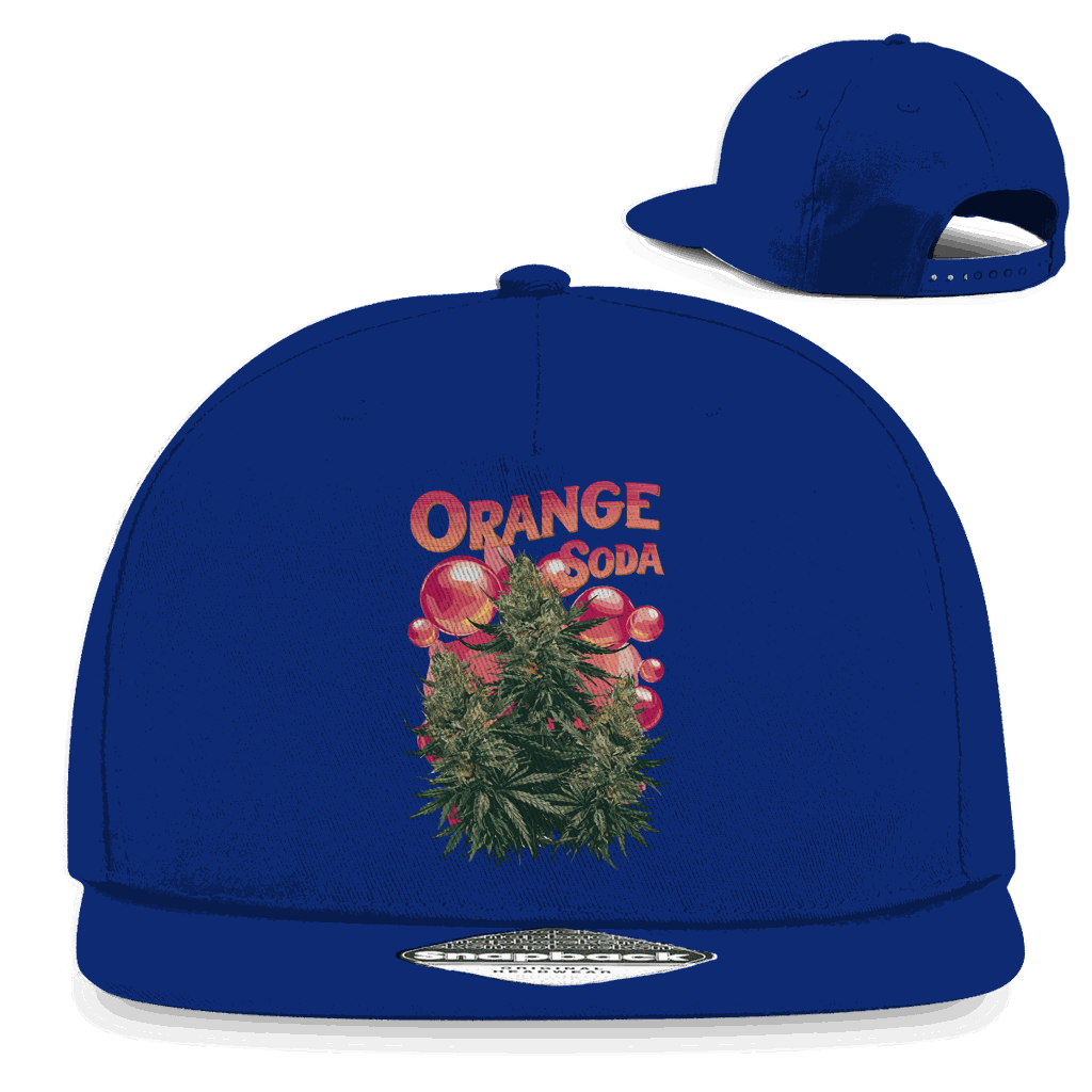 Snapback Rapper Cap - Orange Soda | Division420®