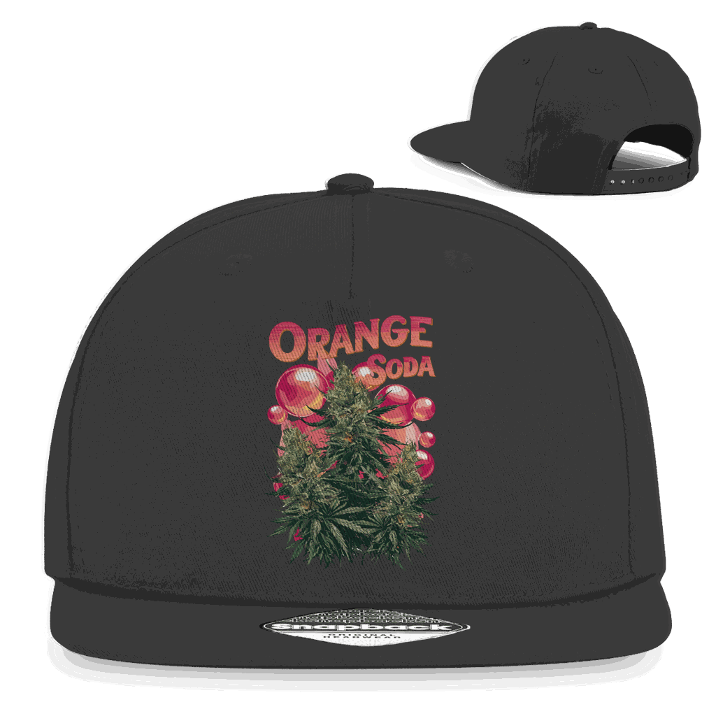 Snapback Rapper Cap - Orange Soda | Division420®