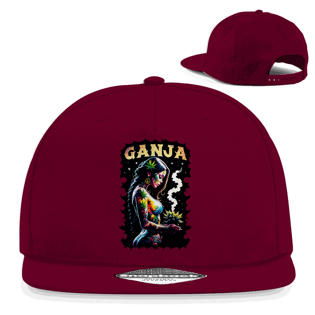 Snapback Rapper Cap - Ganja Girl | Division420®