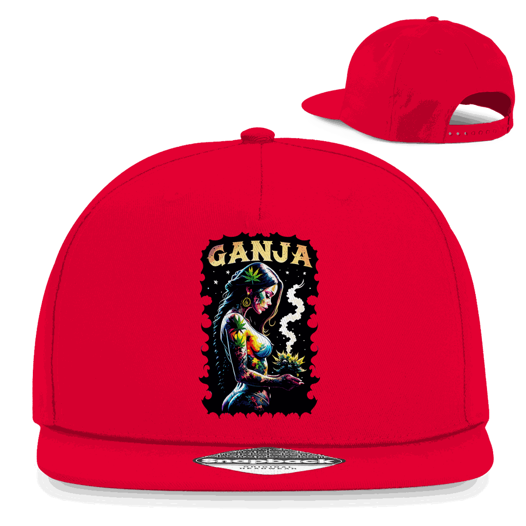 Snapback Rapper Cap - Ganja Girl | Division420®