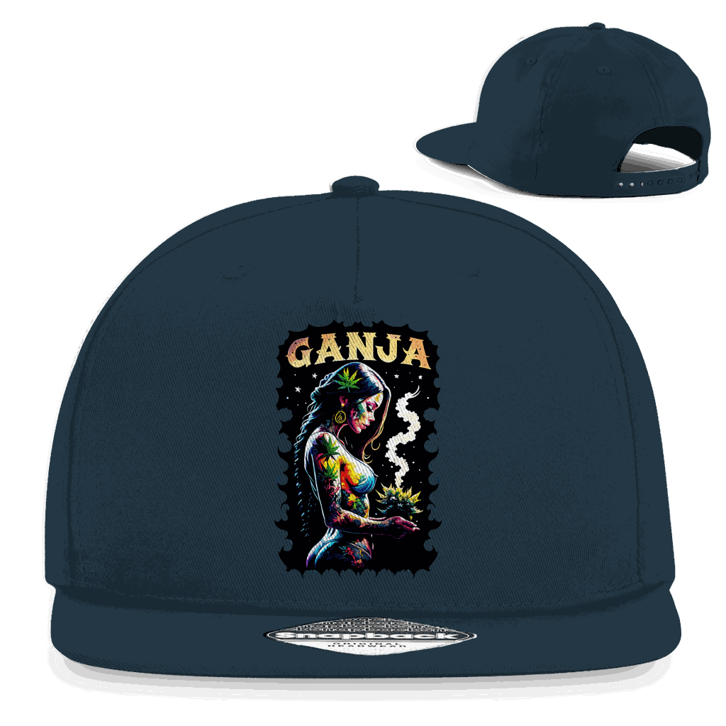 Snapback Rapper Cap - Ganja Girl | Division420®