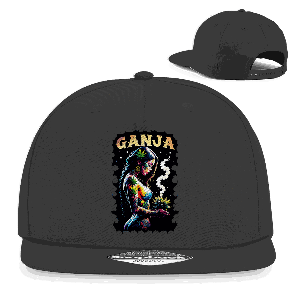 Snapback Rapper Cap - Ganja Girl | Division420®