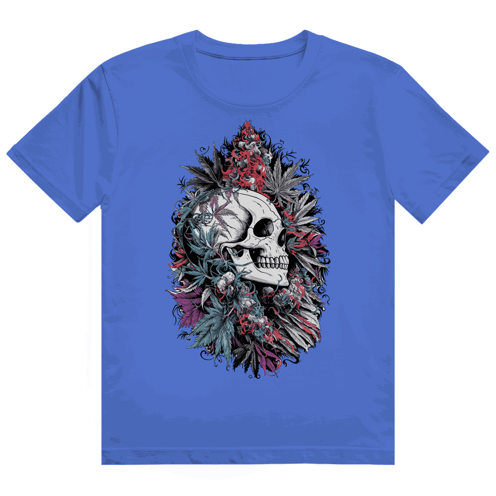 Heavy Cotton T-Shirt - Skull Art Print | Division420®