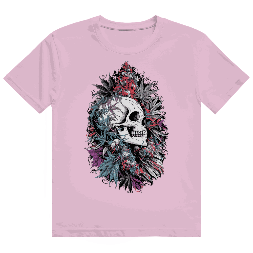 Heavy Cotton T-Shirt - Skull Art Print | Division420®