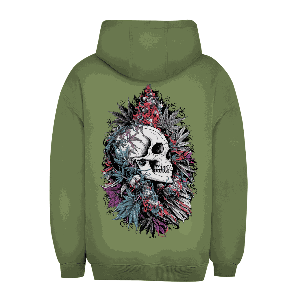 Unisex Oversize Hoodie - Skull Art Print | Division420®