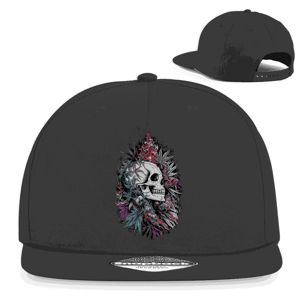 Snapback Rapper Cap - Skull Art Print | Division420®