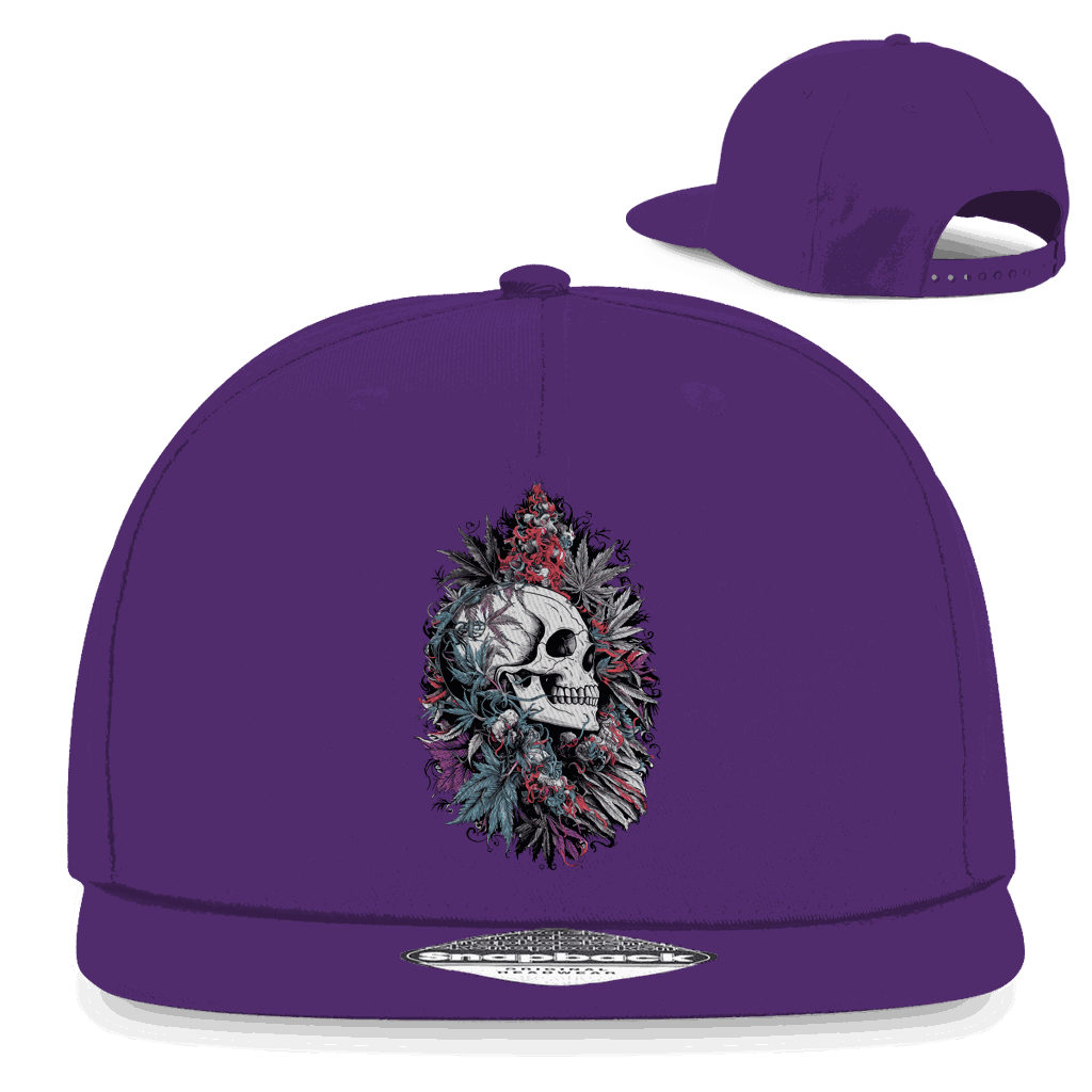 Snapback Rapper Cap - Skull Art Print | Division420®