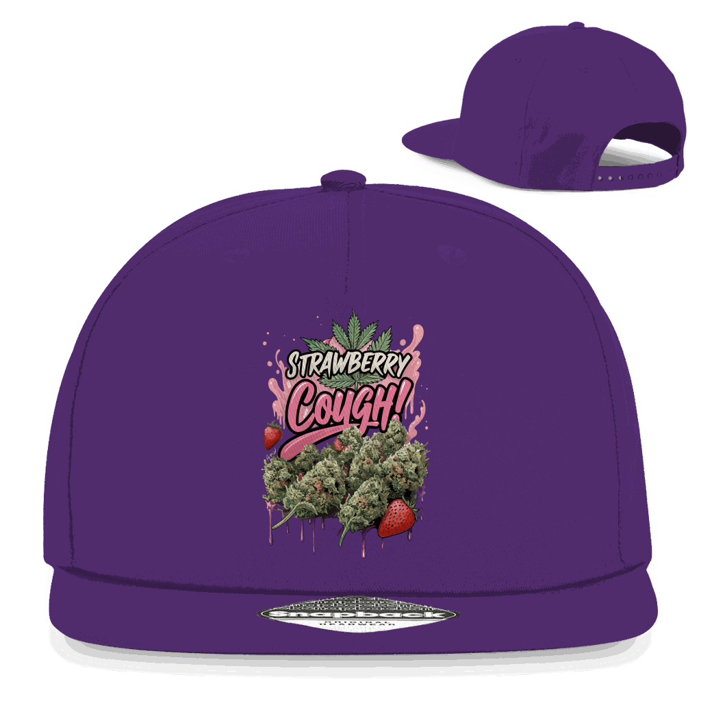 Snapback Rapper Cap - Strawberry Cough | Division420®