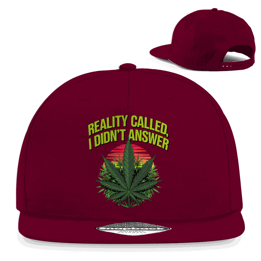 Snapback Rapper Cap - Reality Called | Division420®