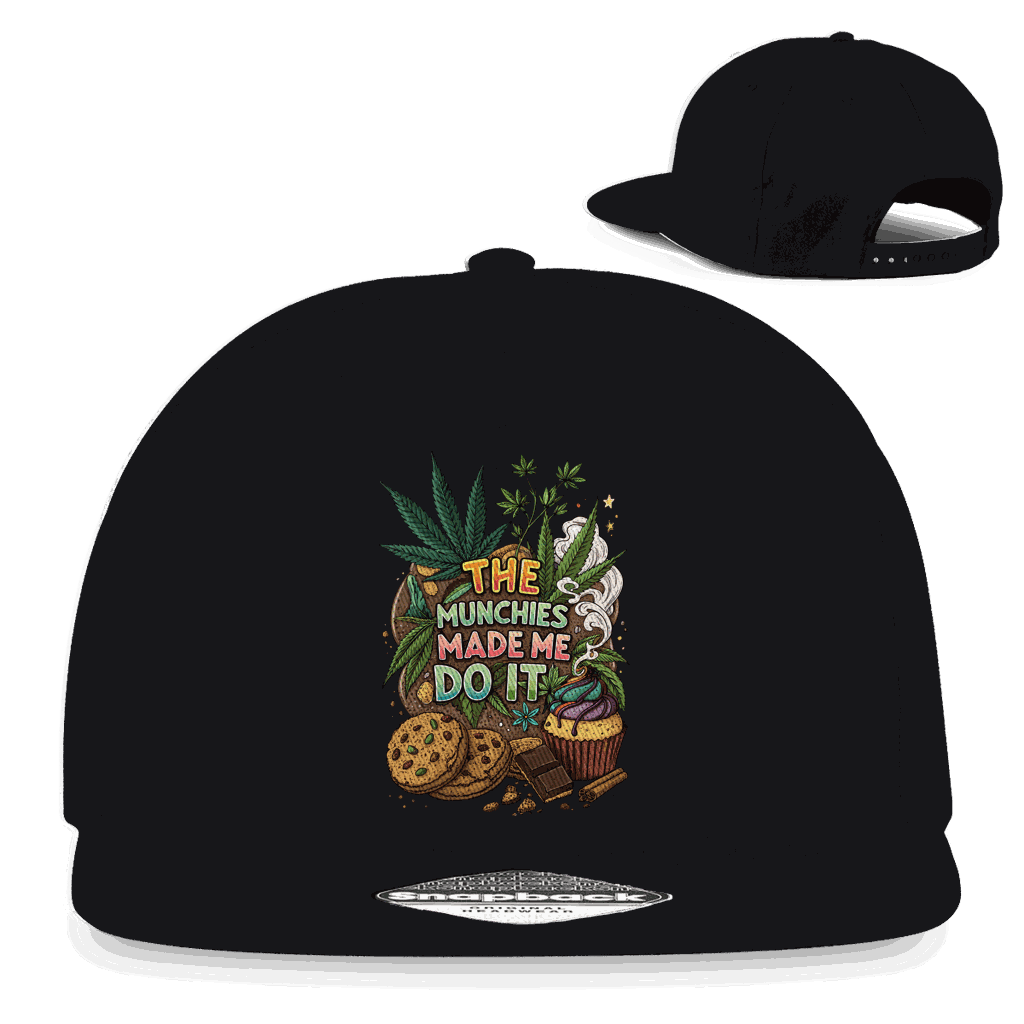 Snapback Rapper Cap - The Munchies | Division420®