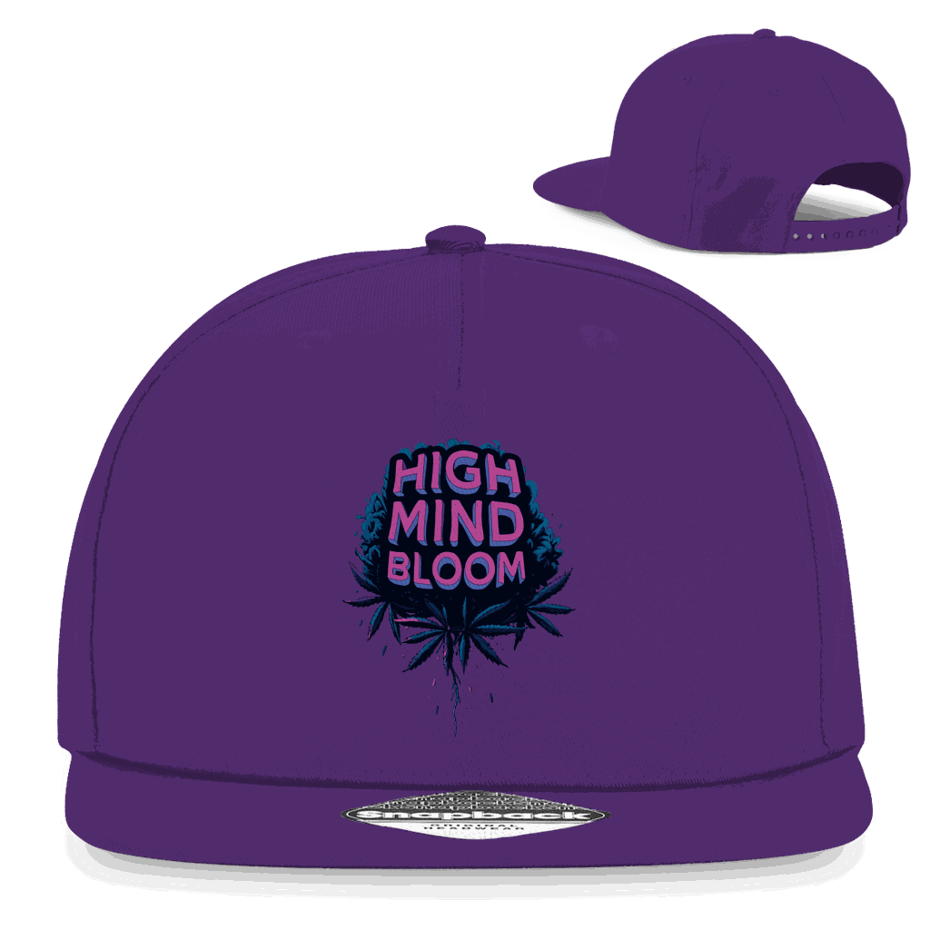 Snapback Rapper Cap - High Mind Bloom | Division420®