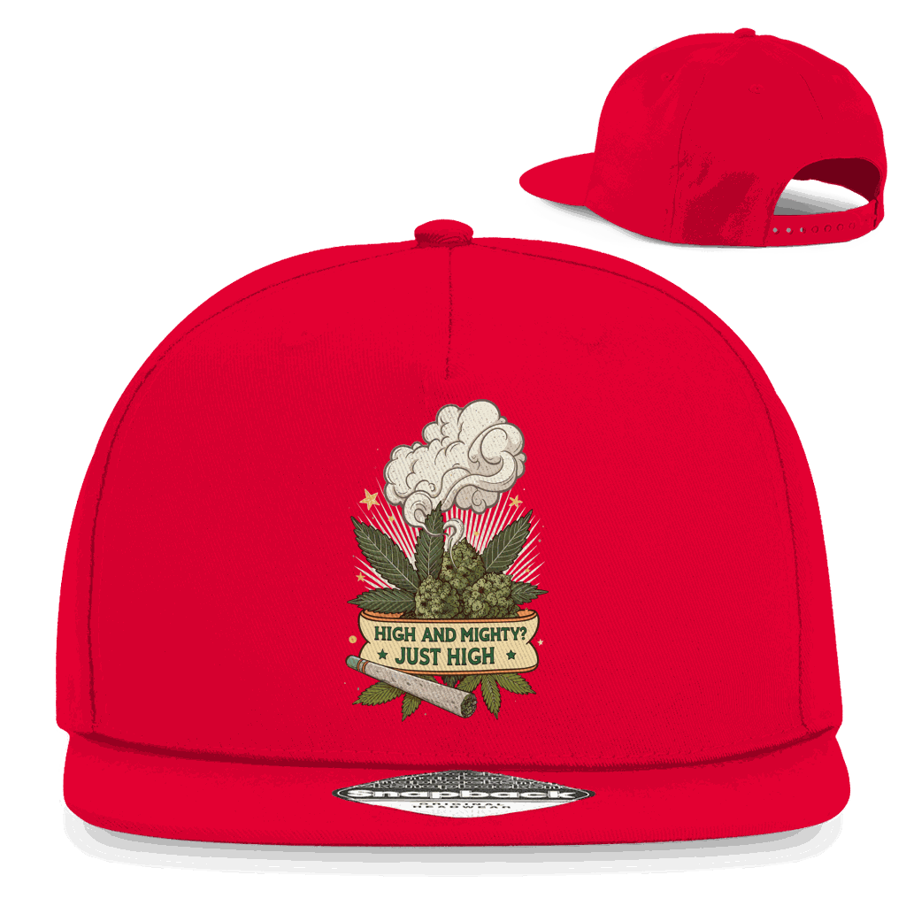 Snapback Rapper Cap - High and Mighty? | Division420®