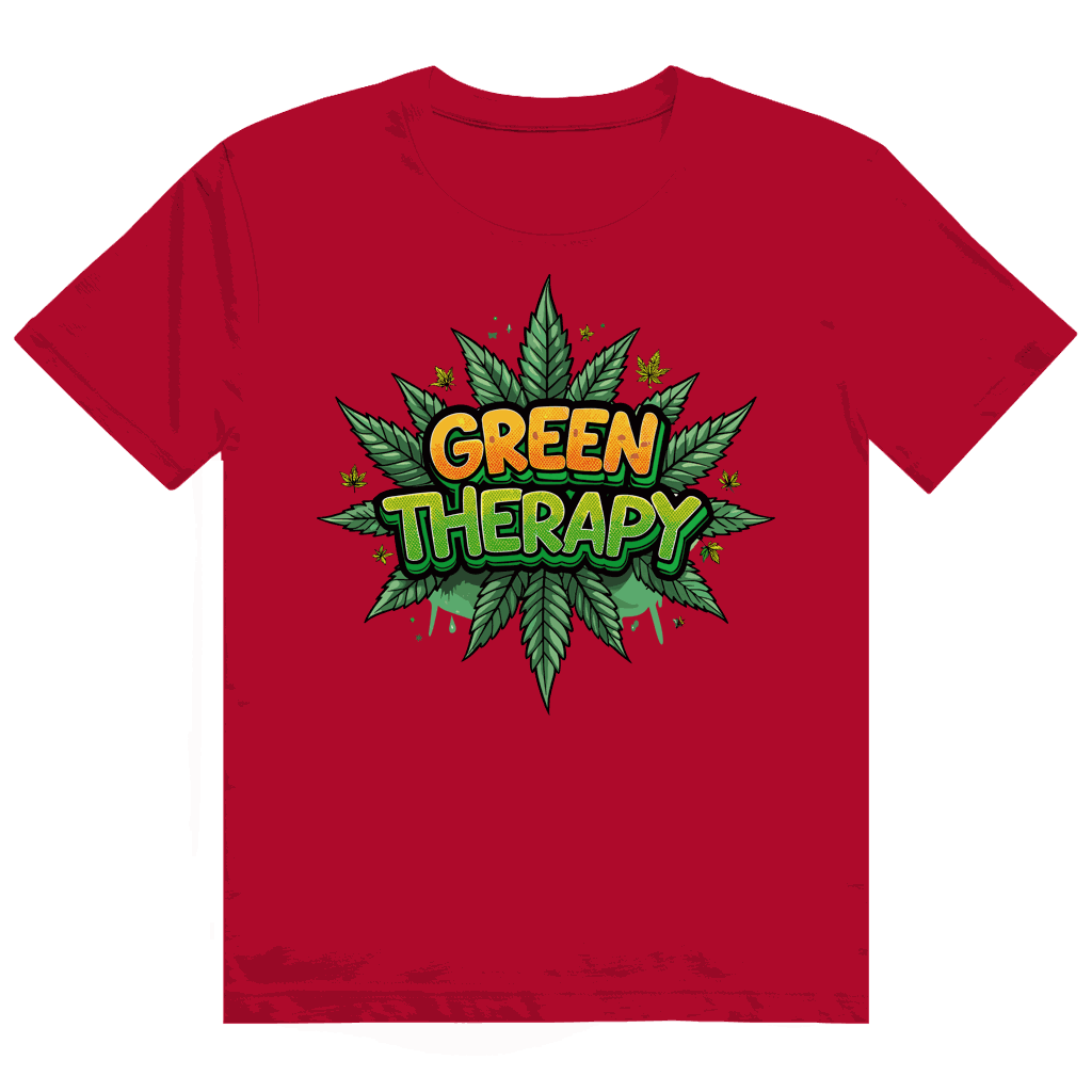 Grünes Division420 Heavy Cotton T-Shirt aus 100% Baumwolle mit modernem Tubular Fit und nachhaltiger Produktion