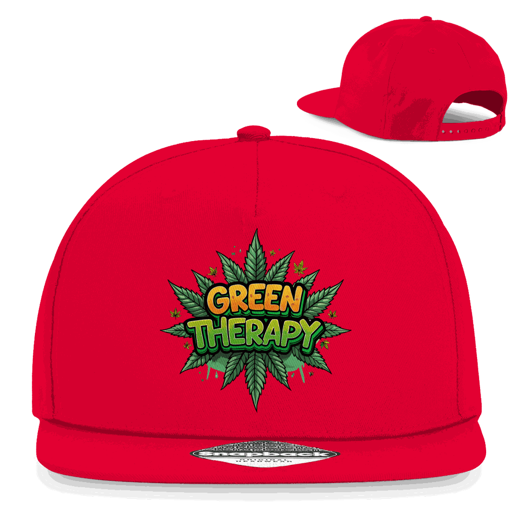 Snapback Rapper Cap - Green Therapy | Division420®