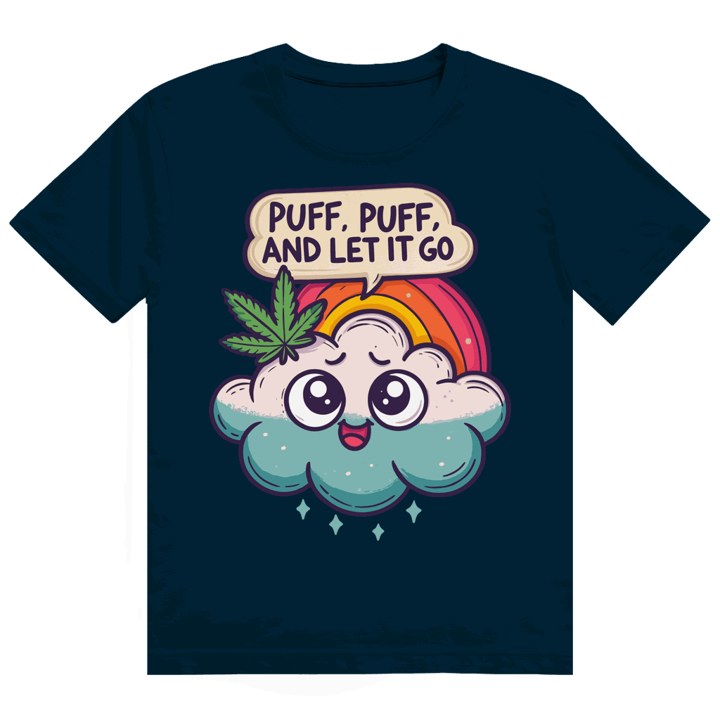 Heavy Cotton T-Shirt - Puff, Puff, and let it go | Division420®