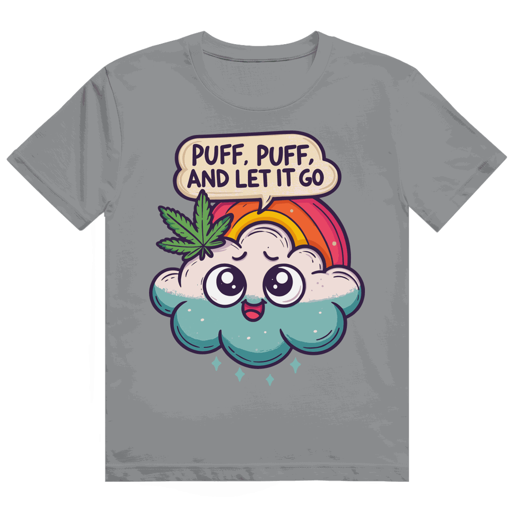 Heavy Cotton T-Shirt - Puff, Puff, and let it go | Division420®