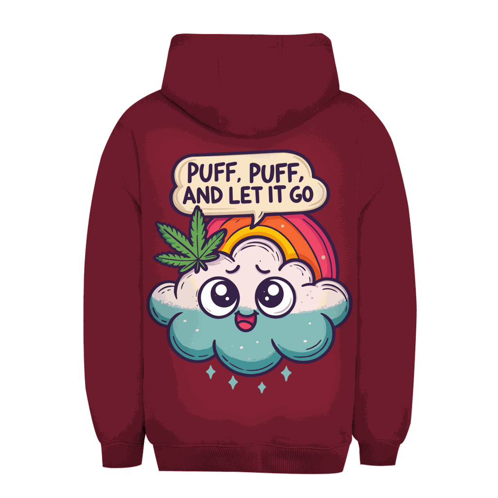 Unisex Oversize Hoodie - Puff, Puff, and let it go | Division420®
